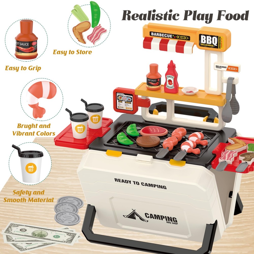 Kids Outdoor House Accessories - Mini Realistic Outdoor Pretend Cooking Toy