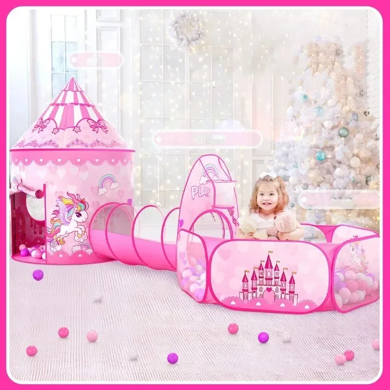 Kids Outdoor House Accessories - 3 in 1 Kids Tent House