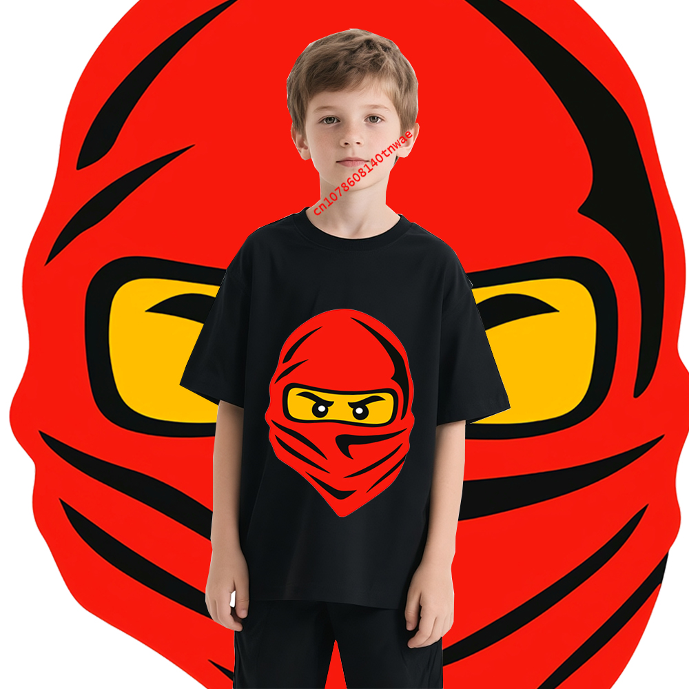 Kids Outdoor Ninja Warrior Course - Red Ninja Eyes anime costume kids