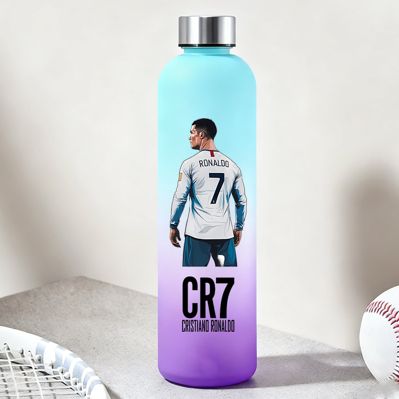 Kids Outdoor Movies - 900ML CR7 Water Bottles Casual Football