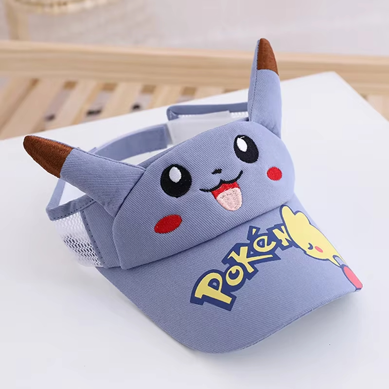 Kids Outdoor Movies - Pokemon Pikachu Kids Visor Cap, Breathable