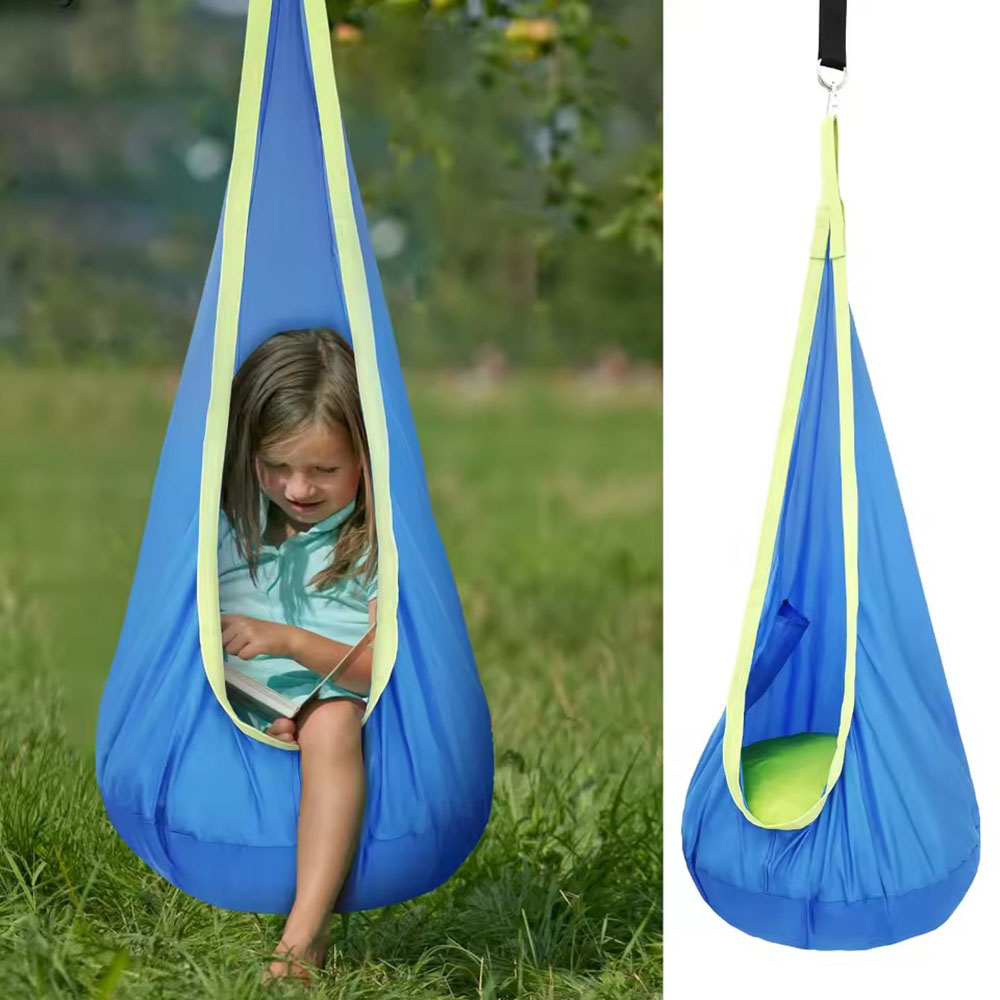 Kids Pod Swing Seat Nylon Hang - Kids Outdoor Hanging Chair review and price