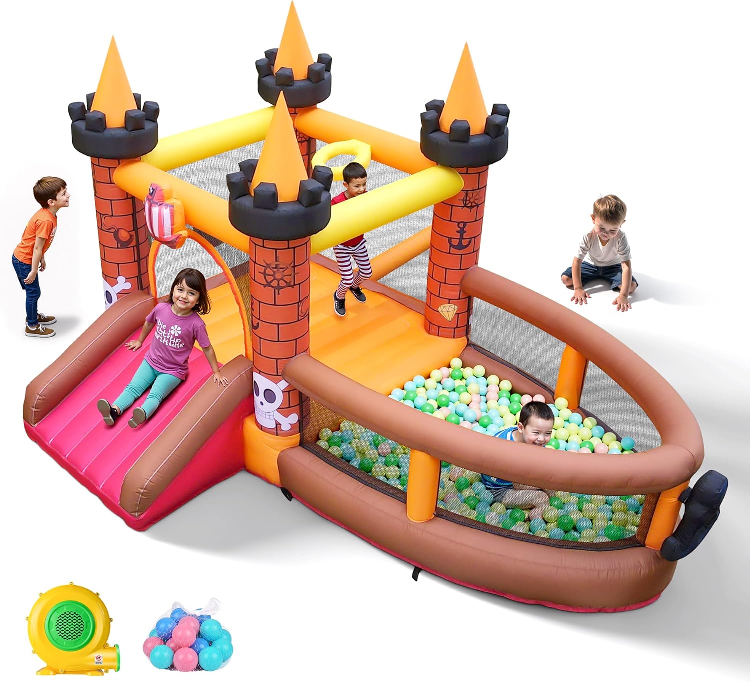 Inflatable Bounce House for Ki - Kids Outdoor Jumping Castle review and price