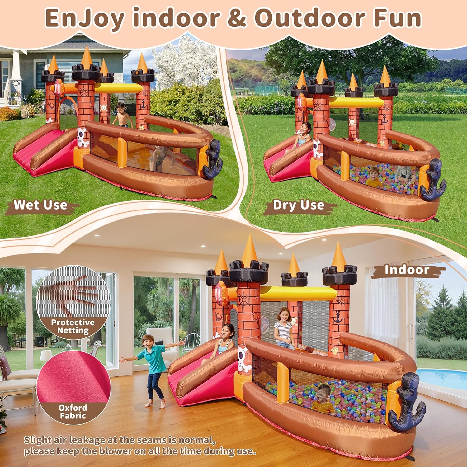 Inflatable Bounce House for Ki - Kids Outdoor Jumping Castle review and price