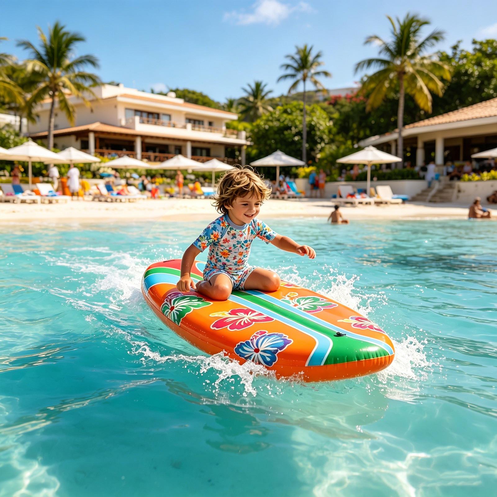 Blow Up Surf Board 2 Pieces Po - Kids Outdoor Games For Party review and price