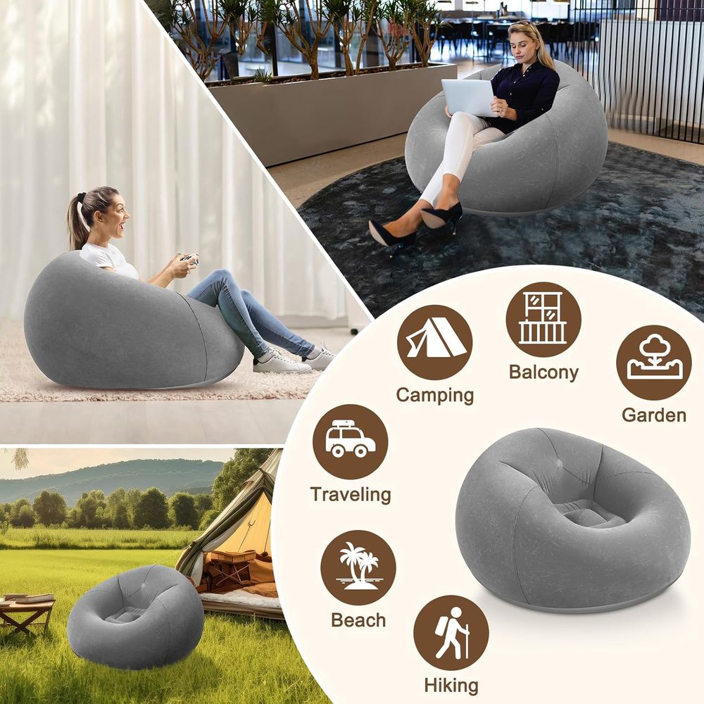 Inflatable Bean Bag Chairs, Gr - Kids Outdoor Movies review and price