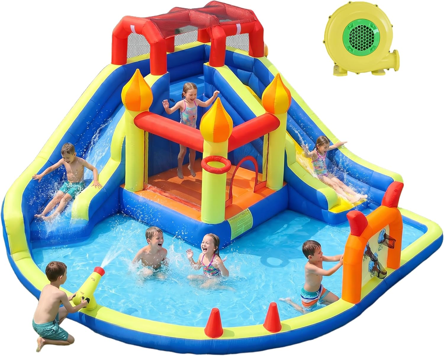 Kids Jumping Castle with Two L - Kids Outdoor Jumping Castle review and price
