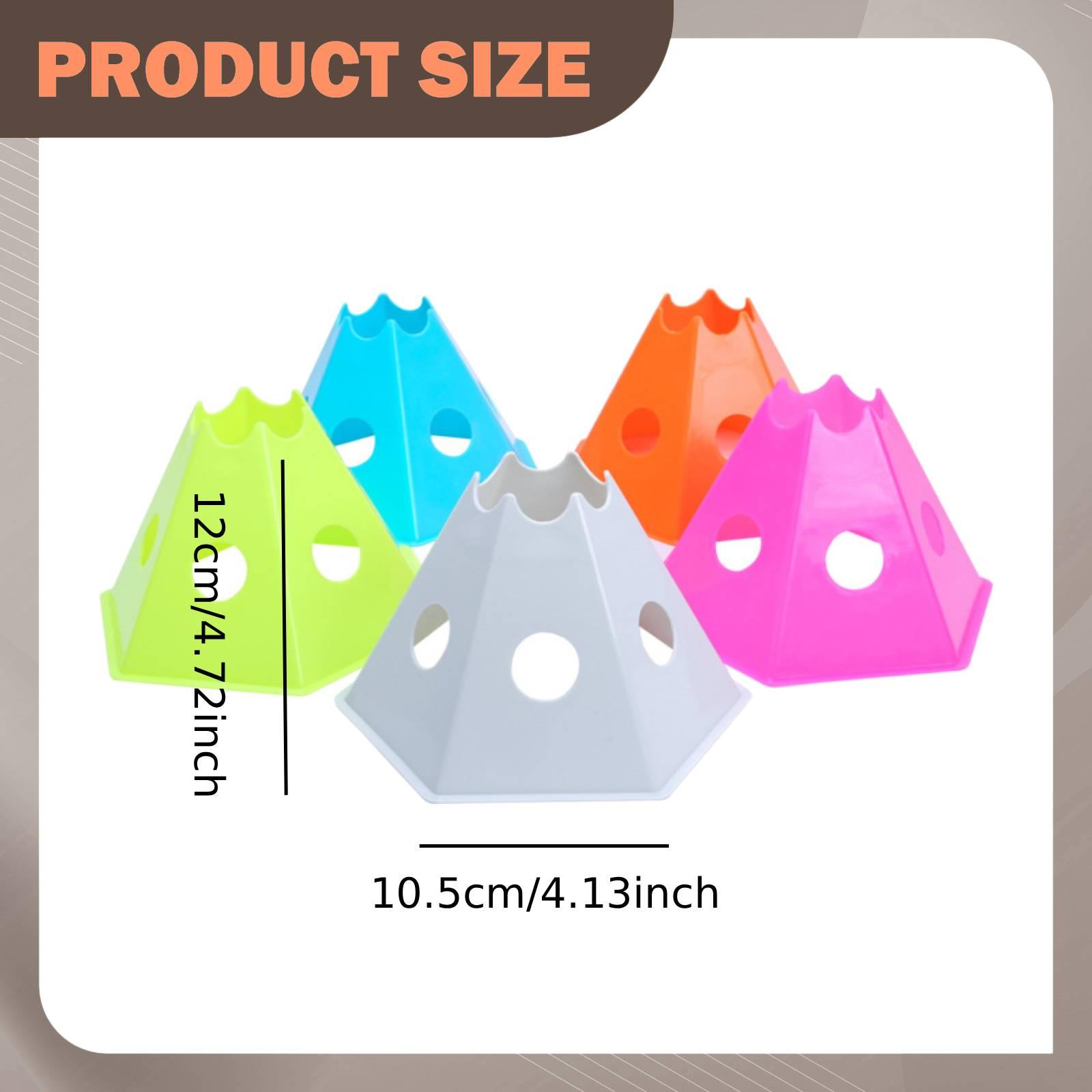 5x Soccer Cones for Training w - Kids Outdoor Obstacle Course Equipment review and price