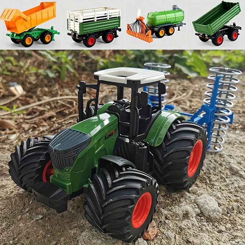 1:24 Inertial Farm Tractor wit - Kids Outdoor Gifts review and price