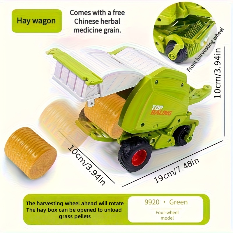 1:24 Inertial Farm Tractor wit - Kids Outdoor Gifts review and price