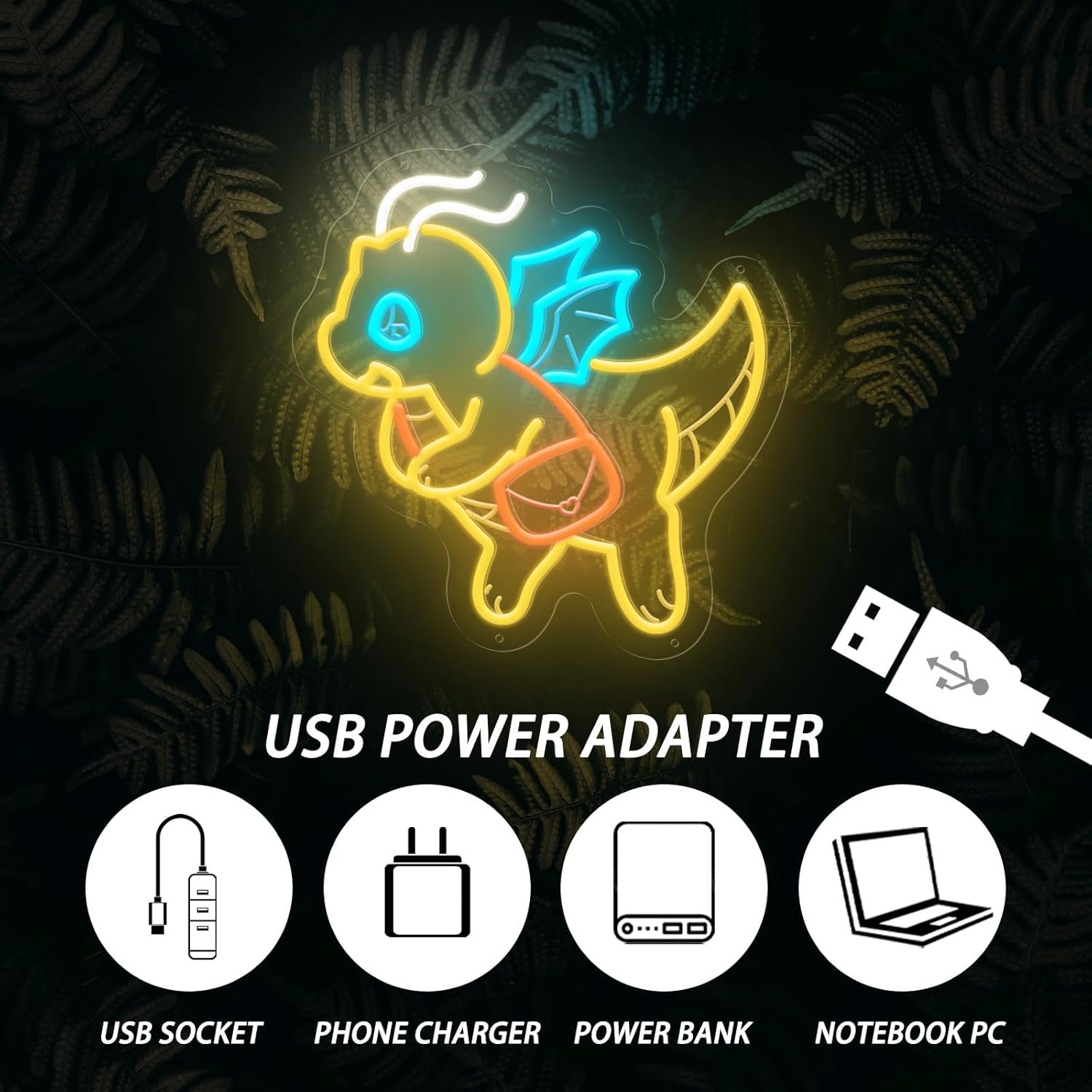 USB Dimmable Cute Dinosaur Neo - Kids Outdoor Gift Ideas review and price