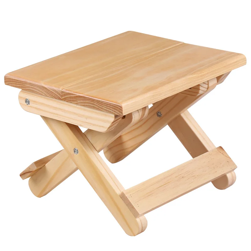 Pine Wood Folding Stool Portab - Kids Outdoor Bench review and price