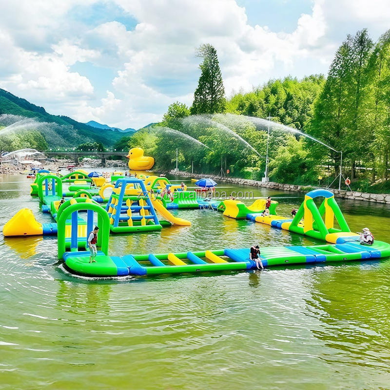 Customized Large Inflatable Wa - Kids Outdoor Obstacle Course Equipment review and price