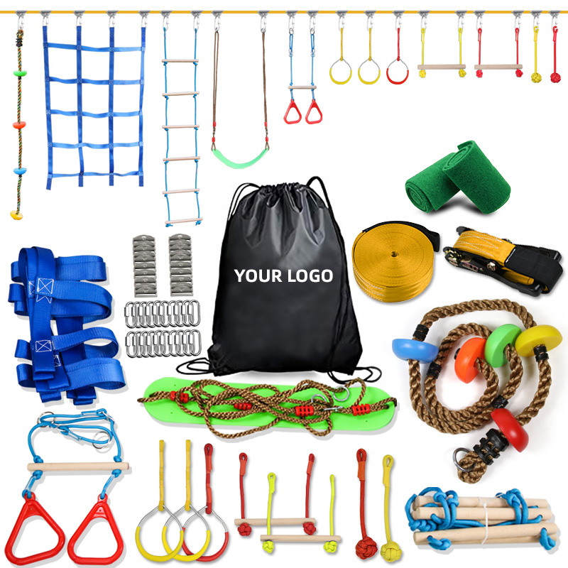 Portable Outdoor Balance Slack - Kids Outdoor Ninja Set review and price
