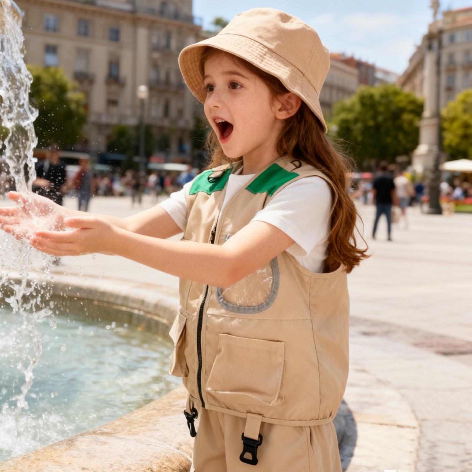 Kids Explorer hat and vest Cos - Kids Outdoor Umbrella review and price