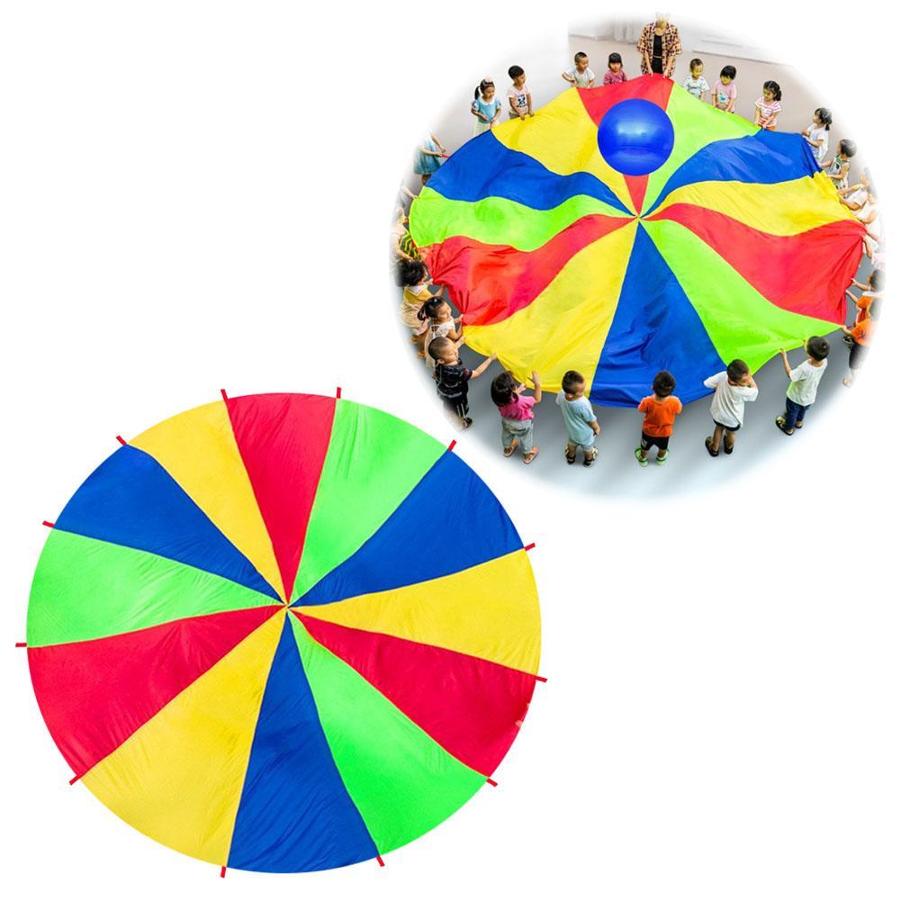 Rainbow Parachute Umbrella 2-6 - Kids Outdoor Umbrella review and price