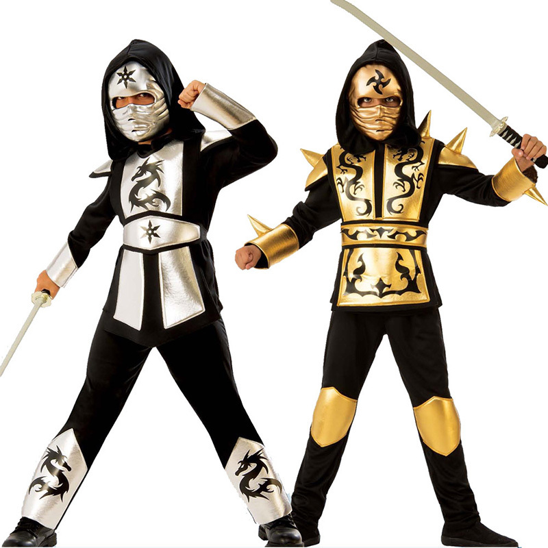 Kids Gold Sliver Dragon Ninja  - Kids Outdoor Ninja Warrior Course review and price
