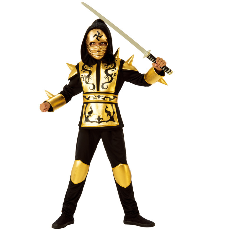 Kids Gold Sliver Dragon Ninja  - Kids Outdoor Ninja Warrior Course review and price