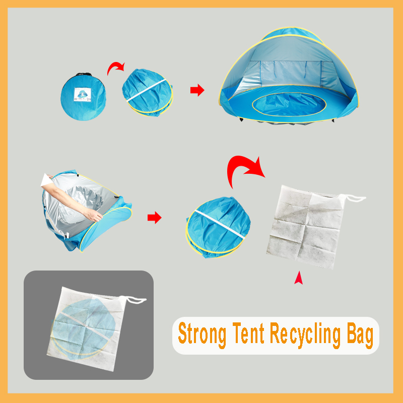 Baby Beach Tent Portable Shade - Kids Outdoor House Accessories review and price