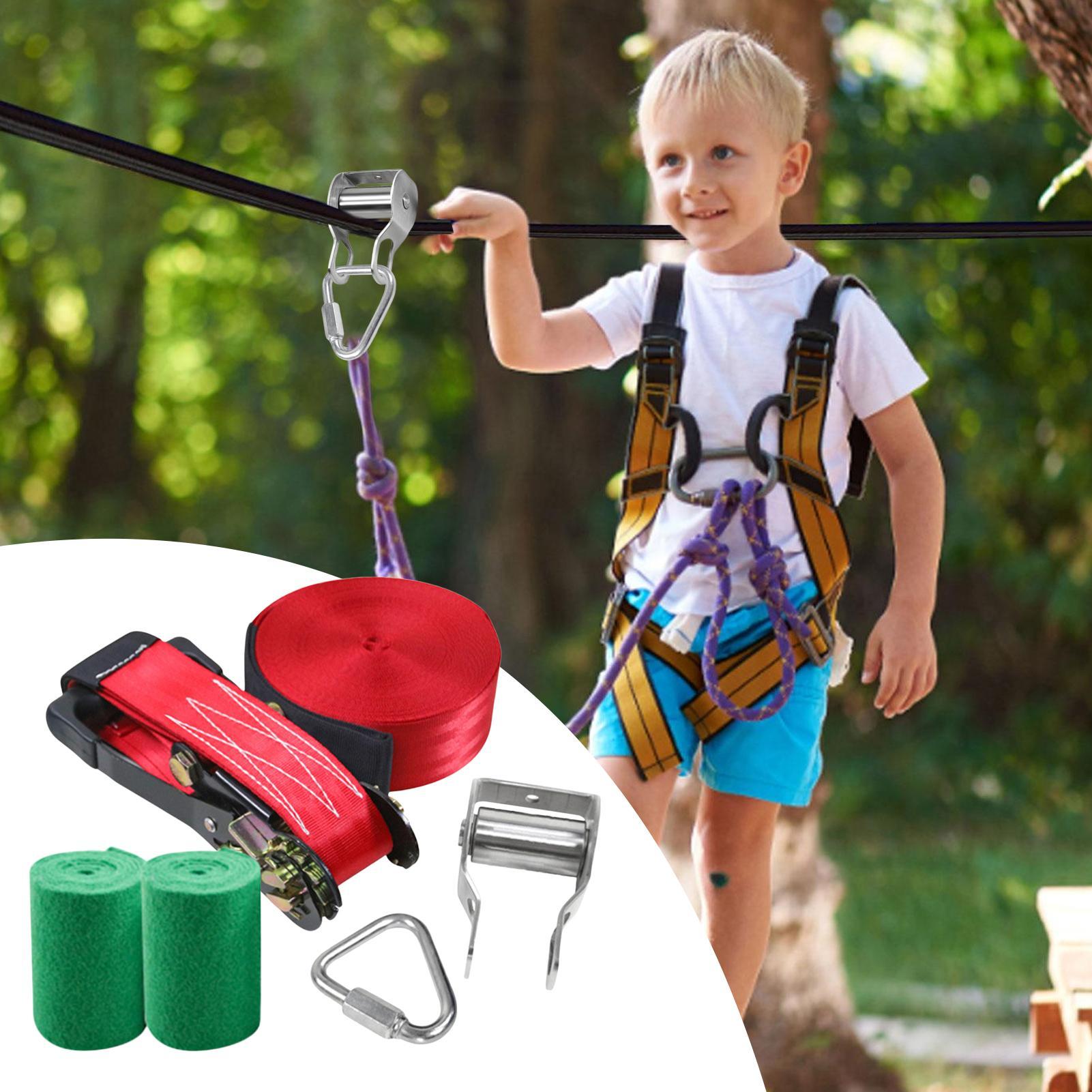 Zip Line for Kids Balance Fun  - Kids Outdoor Play Yard review and price