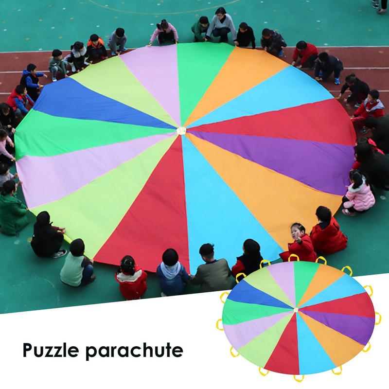 Rainbow Parachute For Kids Spo - Kids Outdoor Umbrella review and price