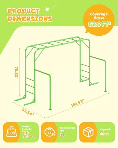 Outdoor Monkey Bar Set with Cl - Kids Outdoor Monkey Bar Set review and price
