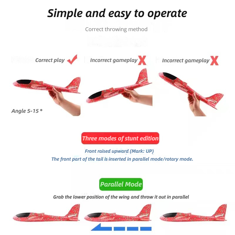 48cm Large Foam Airplane Child - Kids Outdoor Adventure review and price