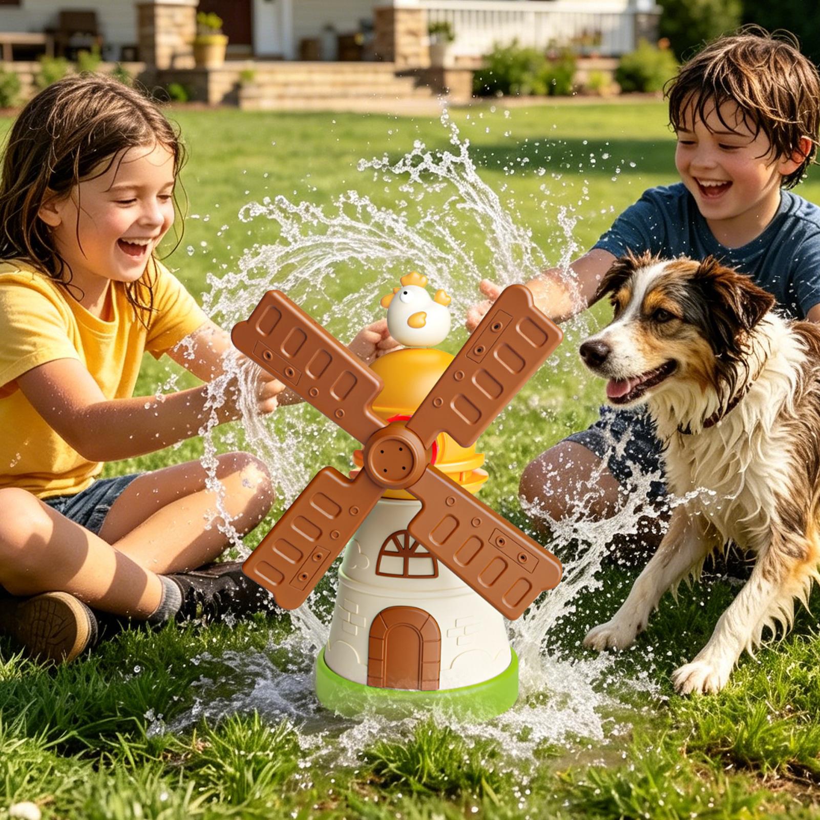 Kids Windmill Sprinkler Rotati - Kids Outdoor Play Yard review and price
