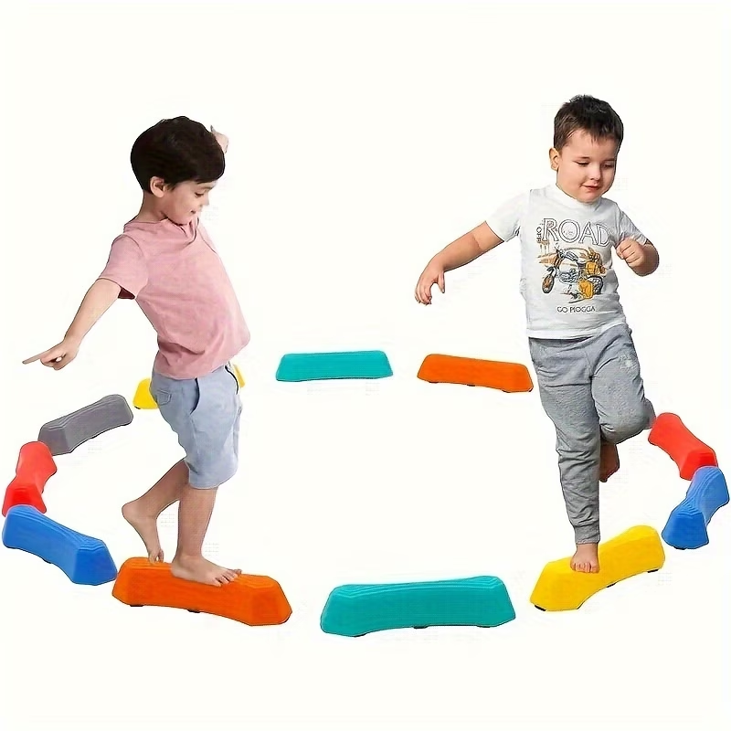 6pcs Stepping Stones Set, Anti - Kids Outdoor Obstacle Course Equipment review and price