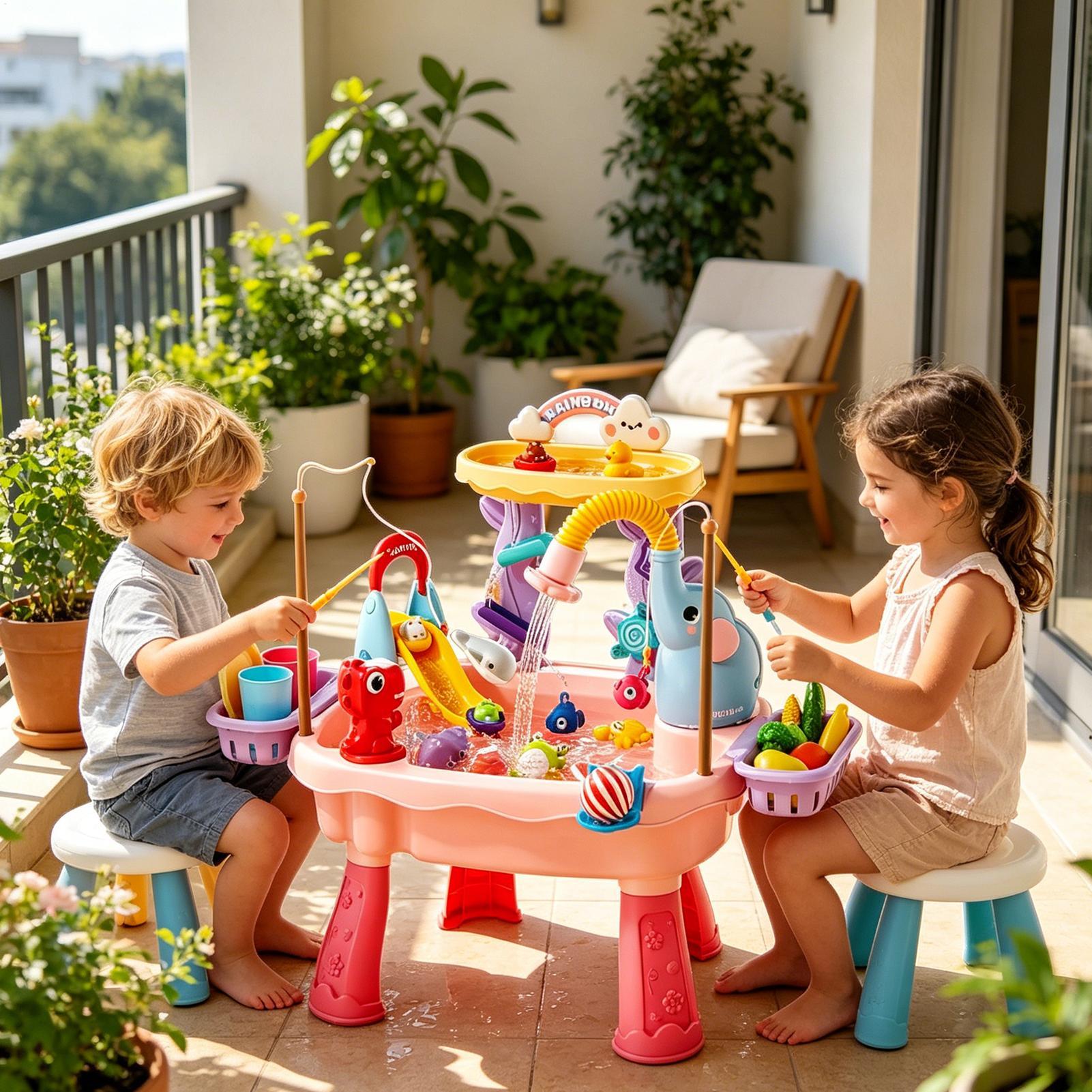 Upgraded Toddler Water Table K - Kids Outdoor Sink review and price