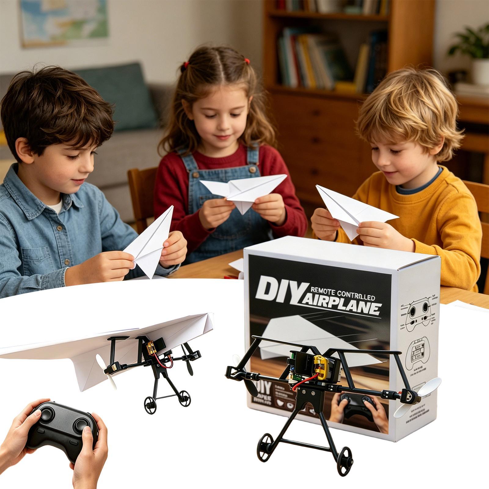 DIY RC Paper Airplane Kit Plan - Kids Outdoor Adventure review and price