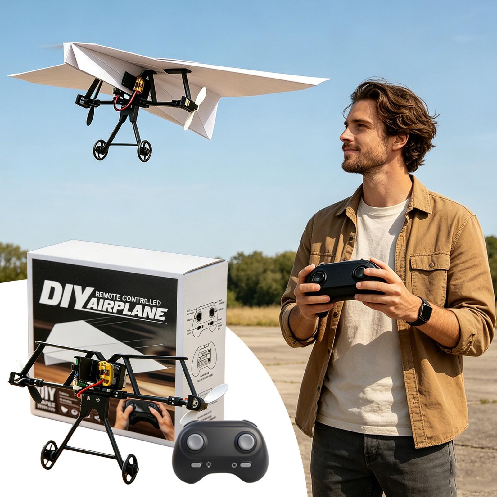 DIY RC Paper Airplane Kit Plan - Kids Outdoor Adventure review and price