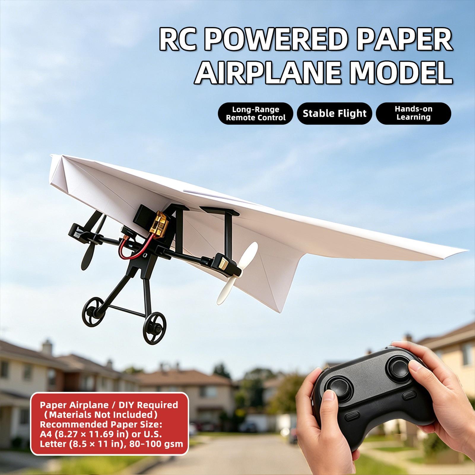 DIY RC Paper Airplane Kit Plan - Kids Outdoor Adventure review and price