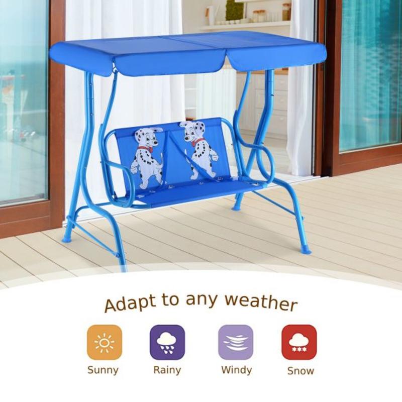 Outdoor Kids Patio Swing Bench - Kids Outdoor Bench review and price