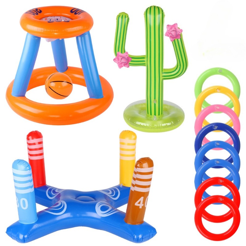 Inflatable Cactus Ring Toss Ga - Kids Outdoor Games For Party review and price