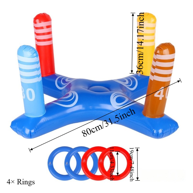 Inflatable Cactus Ring Toss Ga - Kids Outdoor Games For Party review and price