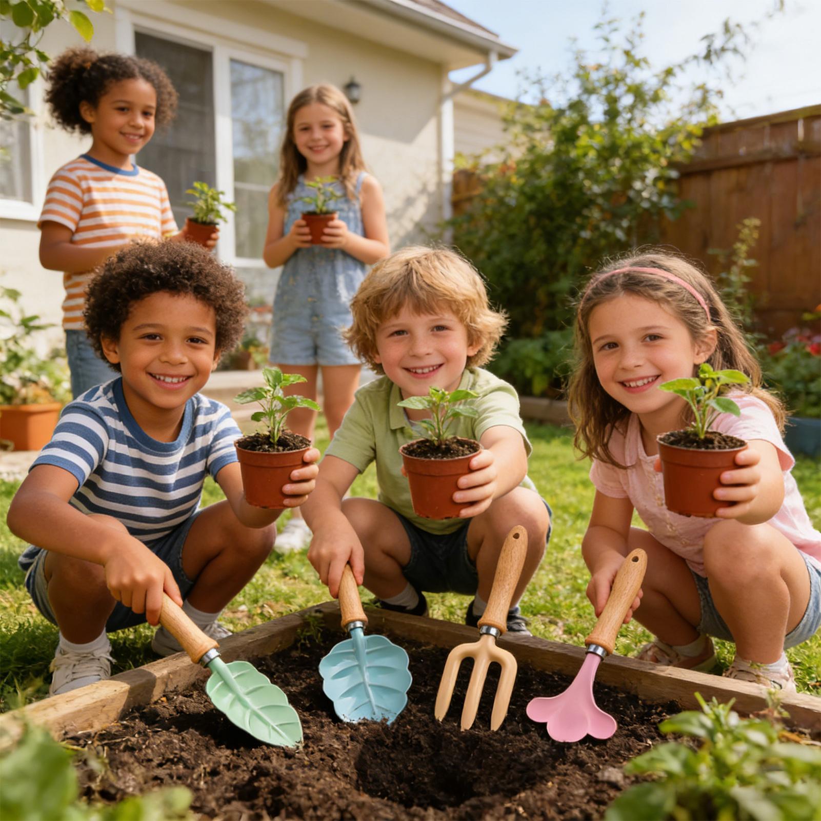 Kids Gardening Set 4 Piece Lea - Kids Outdoor Play Yard review and price