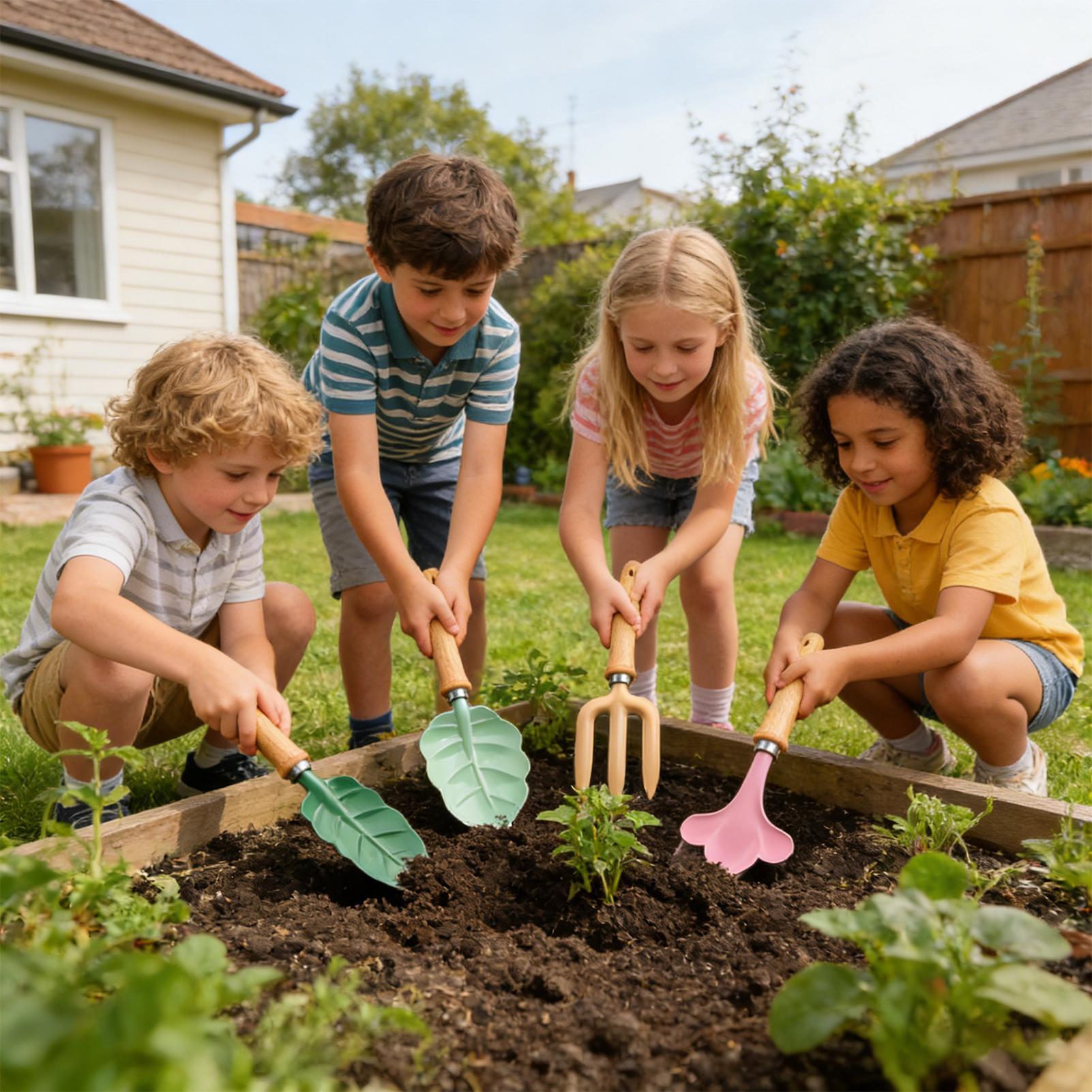 Kids Gardening Set 4 Piece Lea - Kids Outdoor Play Yard review and price