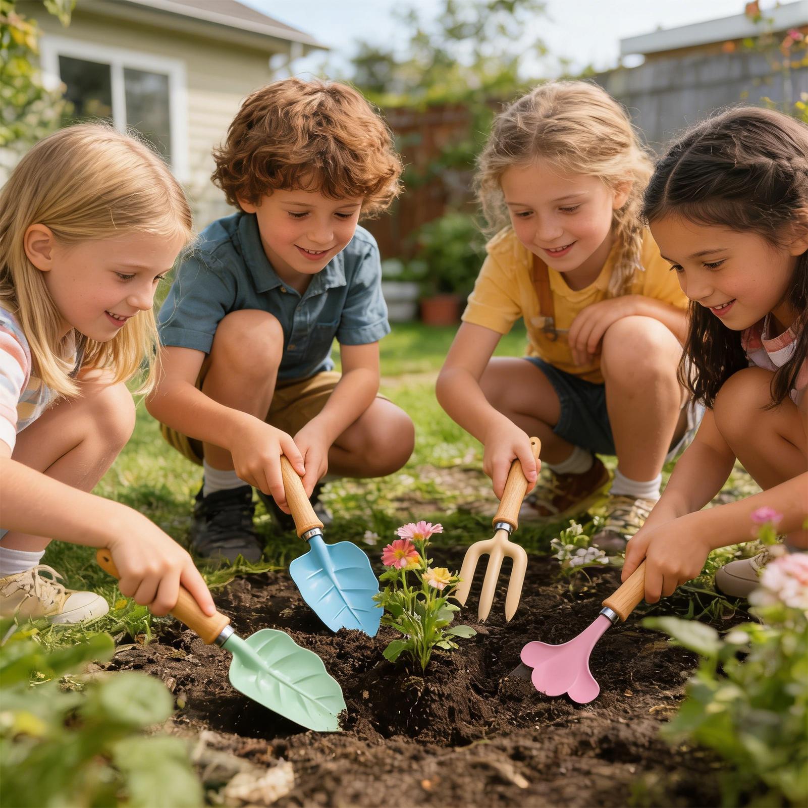 Kids Gardening Set 4 Piece Lea - Kids Outdoor Play Yard review and price