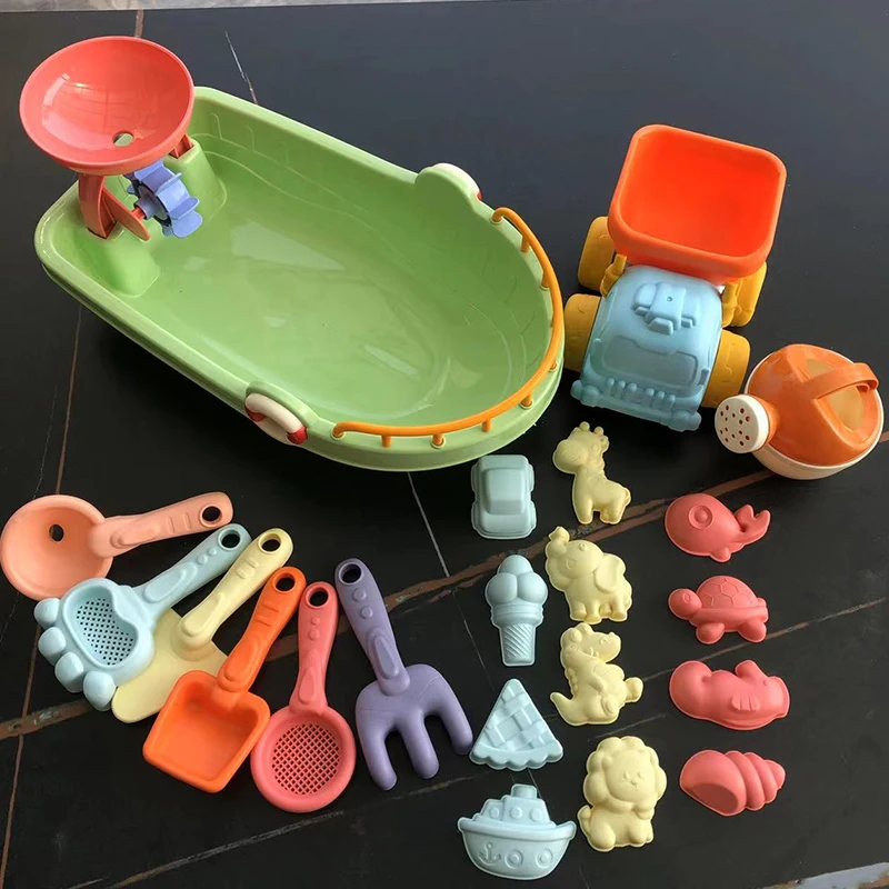 Beach Sand Toys Set Dump Truck - Kids Outdoor Dump Truck review and price