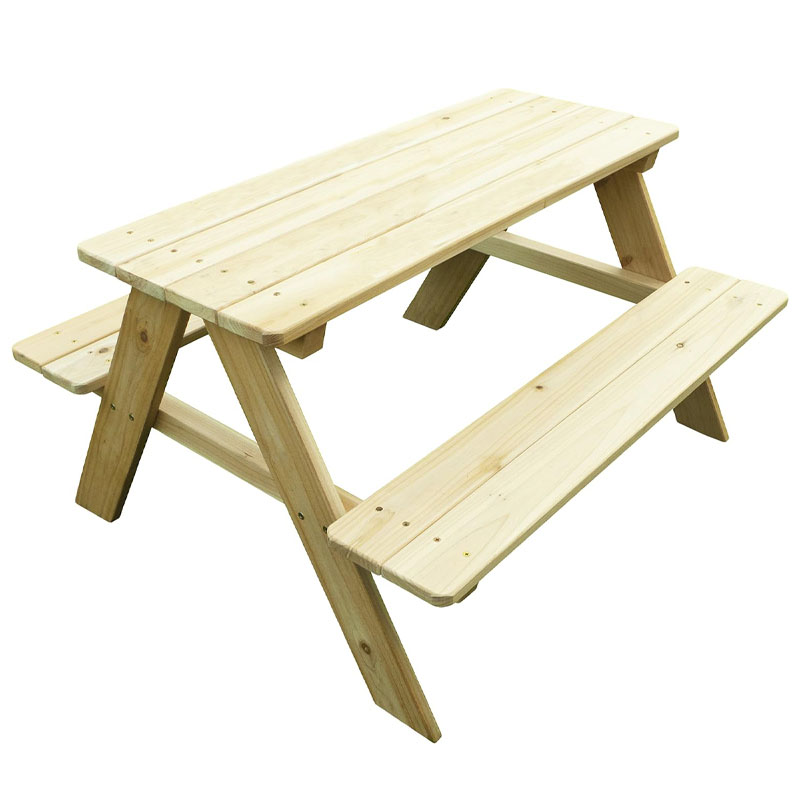 Outdoor Wooden Kids Picnic Tab - Kids Outdoor Bench review and price