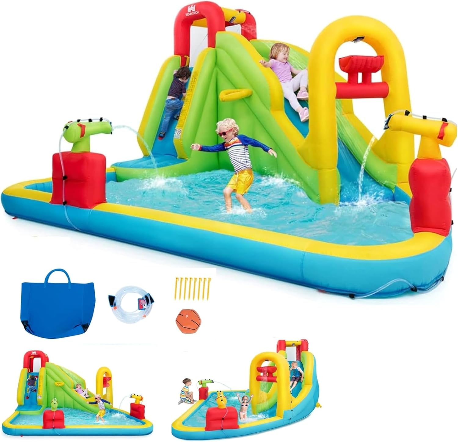 Mega Inflatable Water Park Bou - Kids Outdoor Gifts review and price