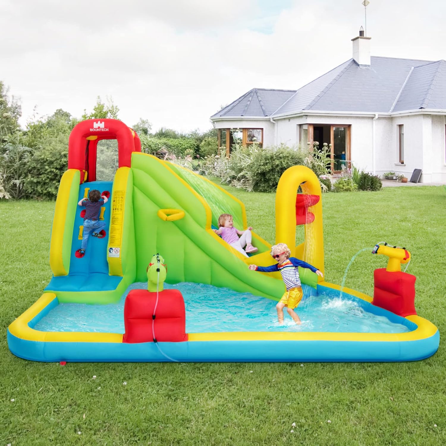Mega Inflatable Water Park Bou - Kids Outdoor Gifts review and price