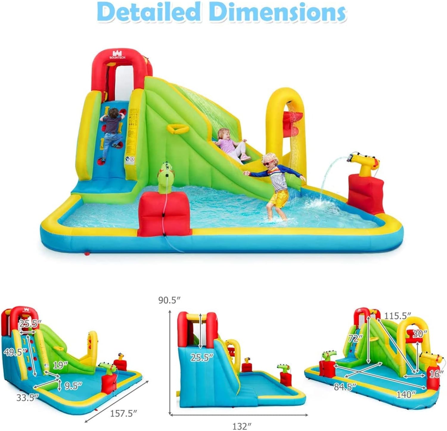 Mega Inflatable Water Park Bou - Kids Outdoor Gifts review and price