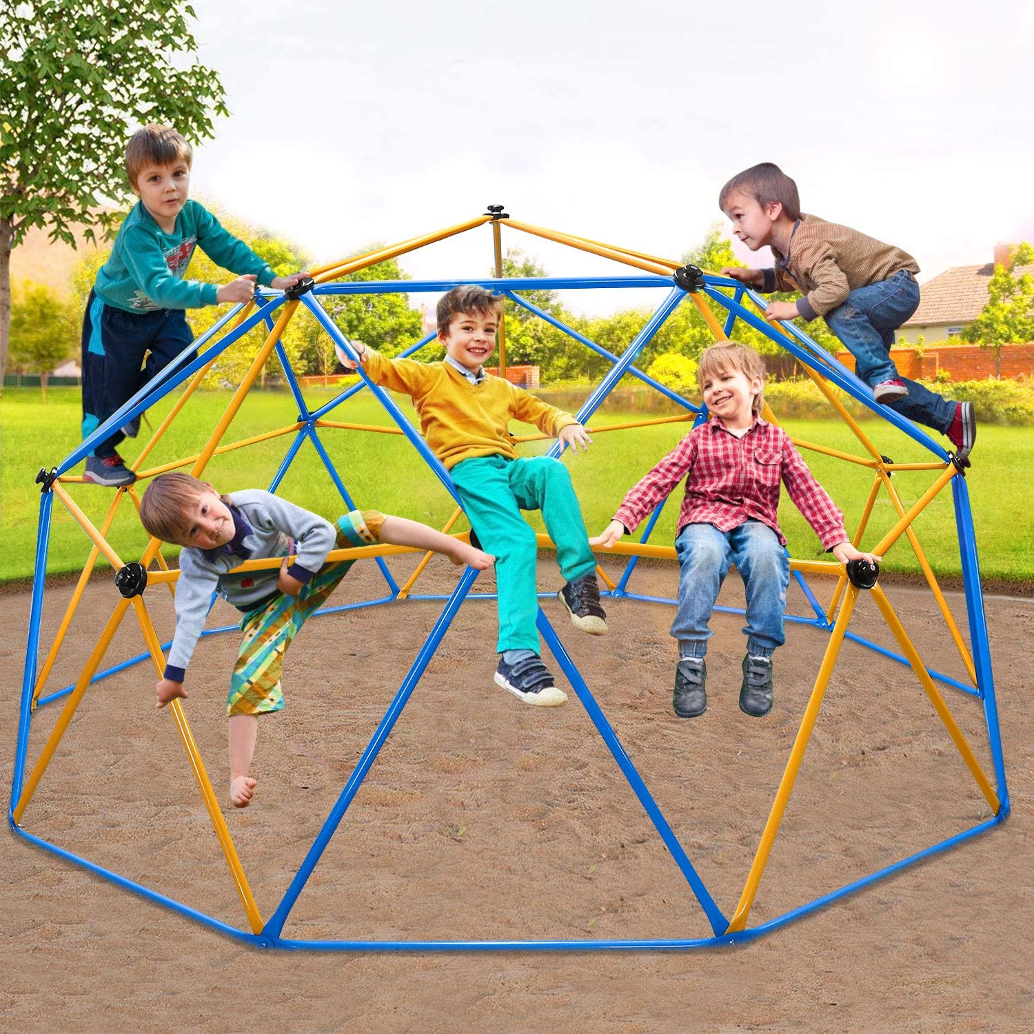 Kids Outdoor Fun Set 10ft/12ft - Kids Outdoor Monkey Bar Set review and price