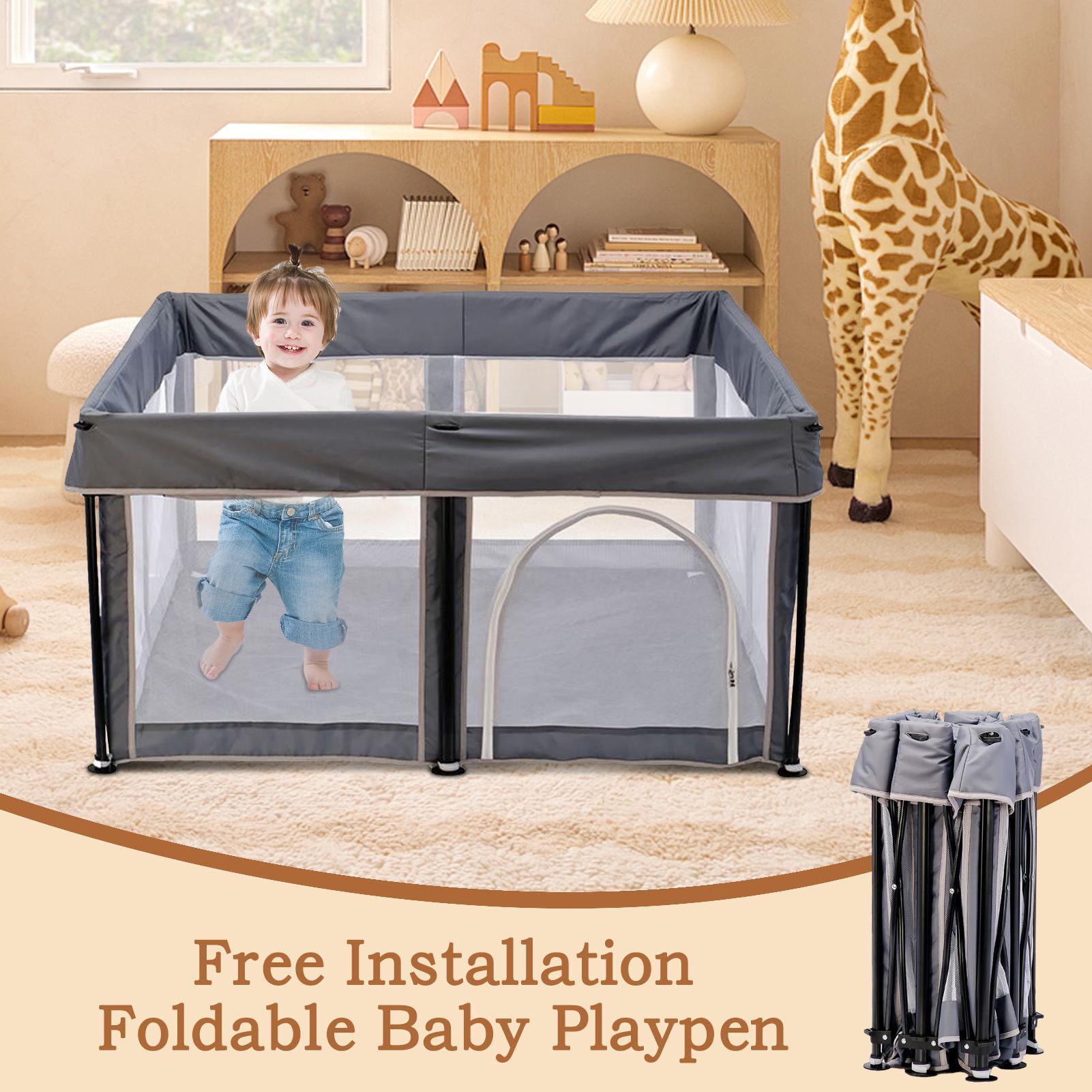 Portable Baby Playpen Indoor O - Kids Outdoor Play Yard review and price