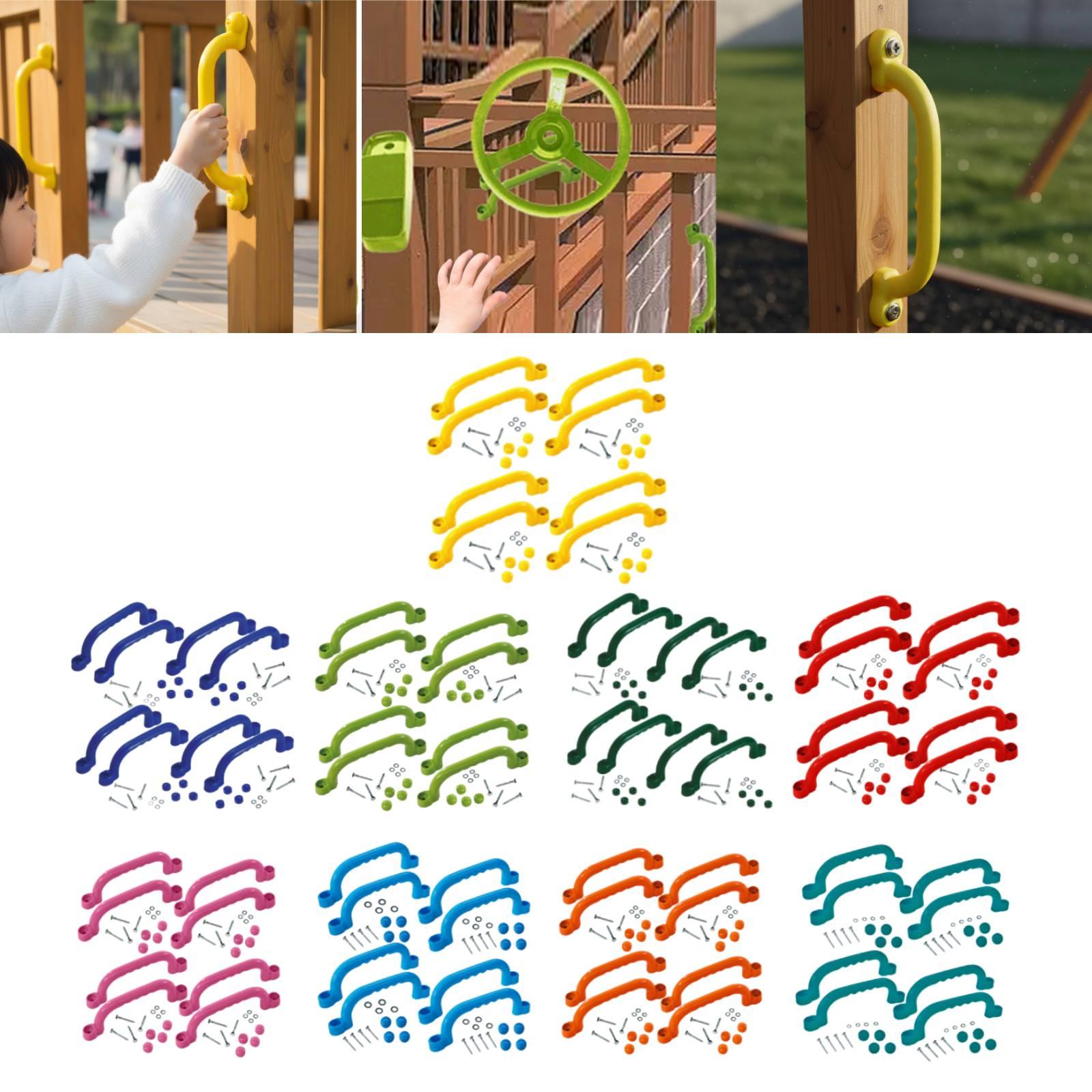8 Pieces Climbing Handles Outd - Kids Outdoor House Accessories review and price