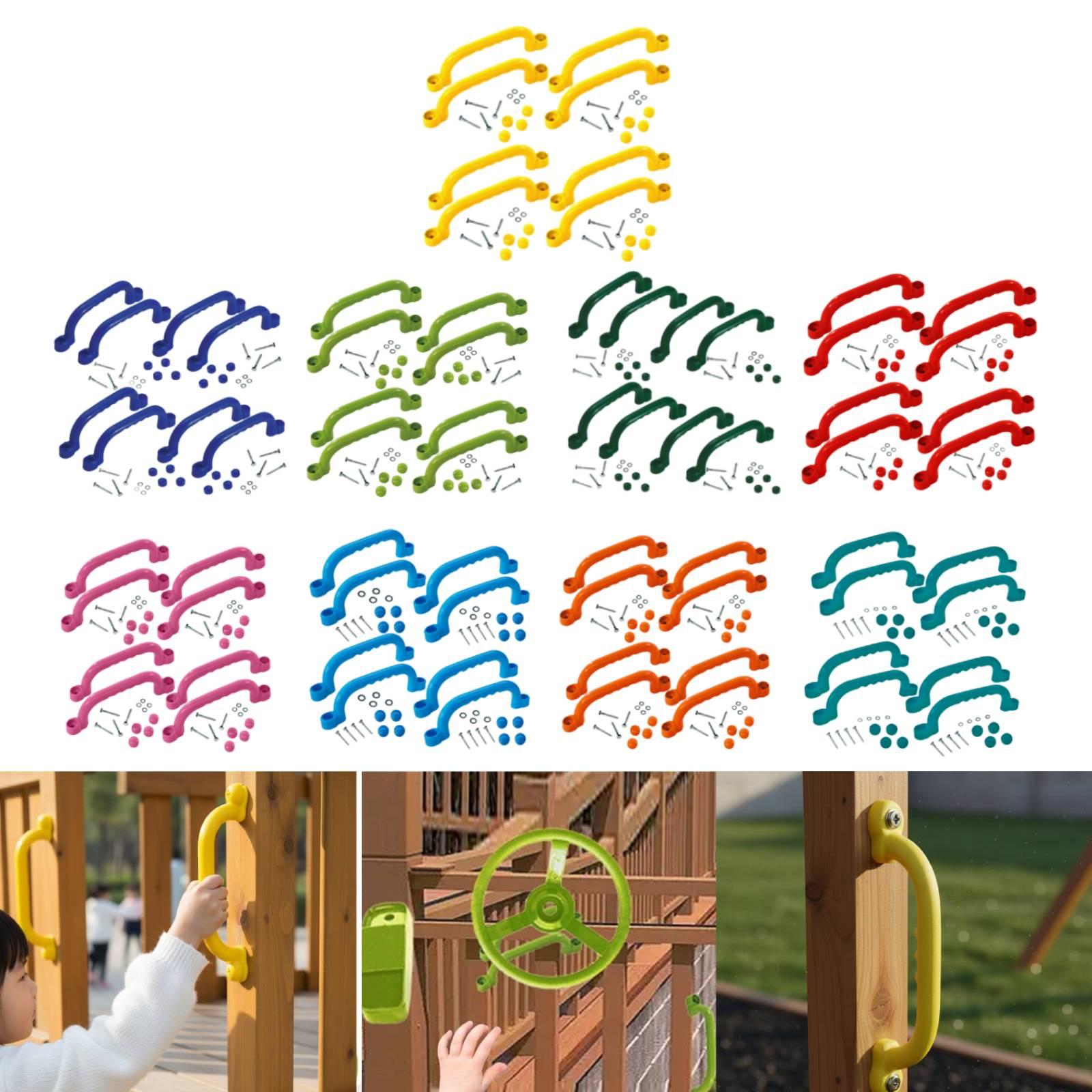 8 Pieces Climbing Handles Outd - Kids Outdoor House Accessories review and price