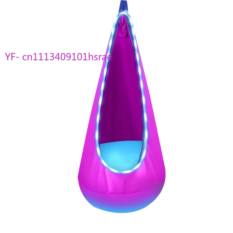 Glowing LED Inflatable Hammock - Kids Outdoor Hanging Chair review and price