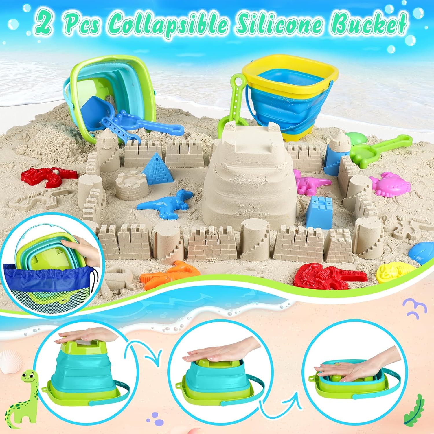 Beach Sand Toys Sandbox Toys w - Kids Outdoor Dump Truck review and price